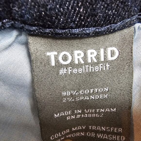 Torrid Boyfriend Straight Vintage Stretch Denim Jeans Size 22XS - Picture 8 of 9